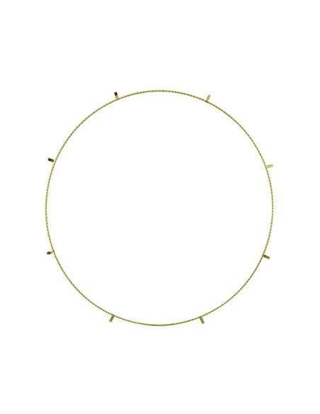 26 Lowrider Square Twisted Wheel Trim Gold.